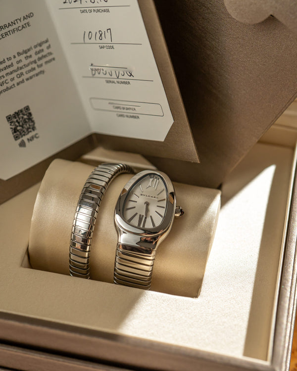 Bulgari Watch Serpenti Tubogas 101817 - Silver Dial - Full Set - 2024