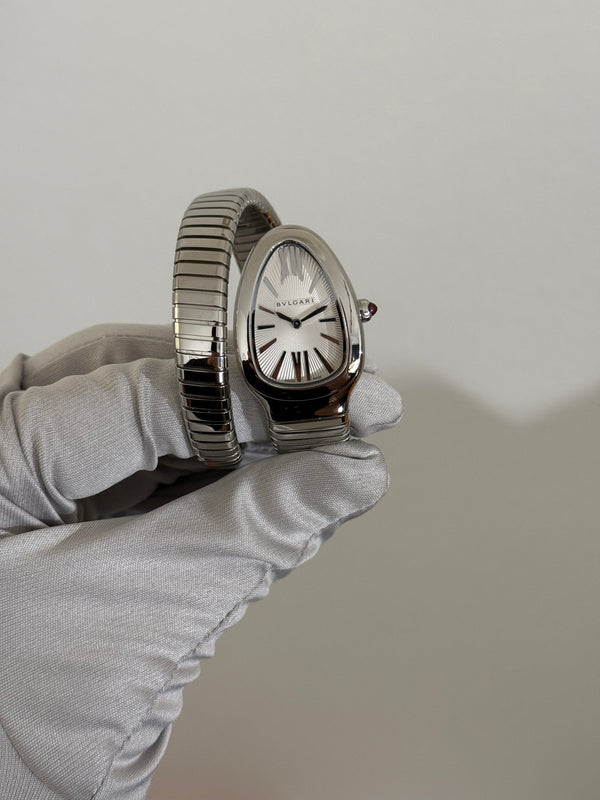 Bulgari Watch Serpenti Tubogas 101817 - Silver Dial - Full Set - 2024