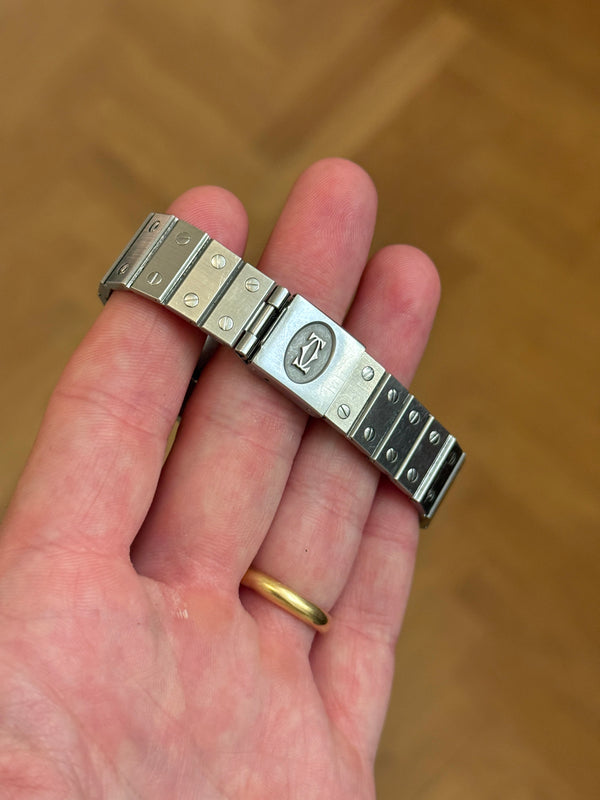 Cartier Watch Cartier Santos Carrée 2960 Steel White Dial - Box & Papers - 1984