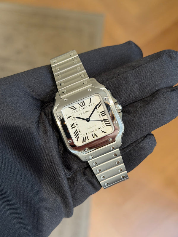 Cartier Watch Cartier Santos de Cartier Large WSSA0029 - Silvered Dial - Full Set - 2025