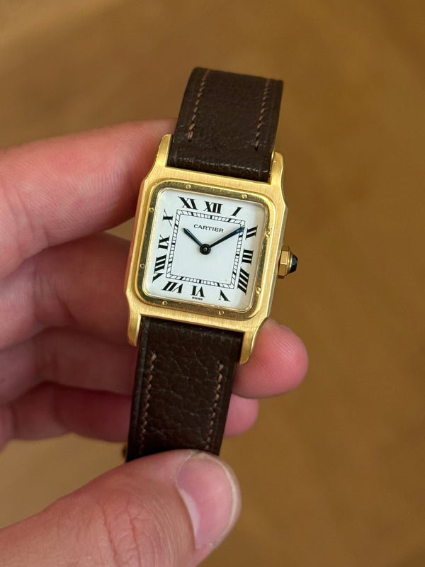 Cartier Watch Cartier Santos-Dumont Large 78097 - Yellow Gold - Manual Wind - Box Only