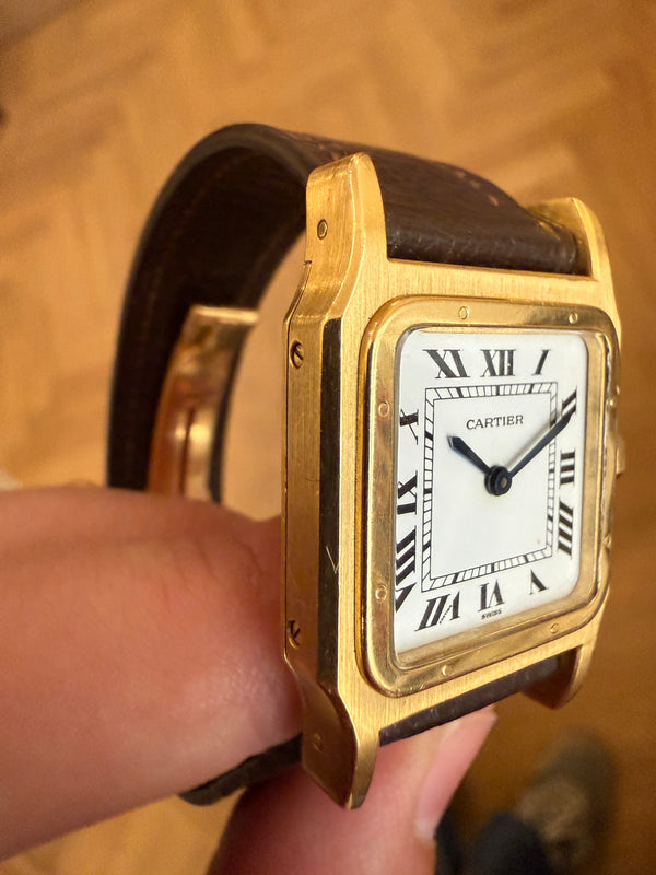 Cartier Watch Cartier Santos-Dumont Large 78097 - Yellow Gold - Manual Wind - Box Only