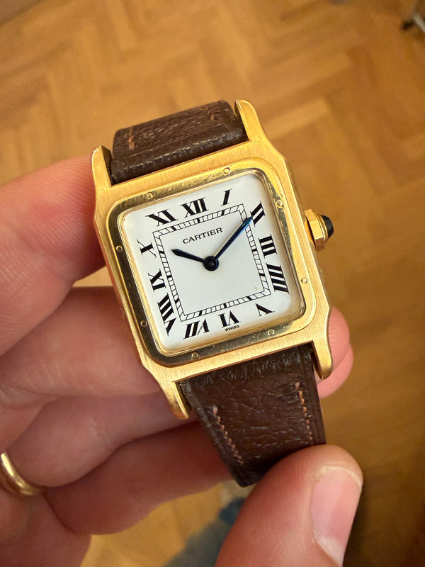 Cartier Watch Cartier Santos-Dumont Large 78097 - Yellow Gold - Manual Wind - Box Only