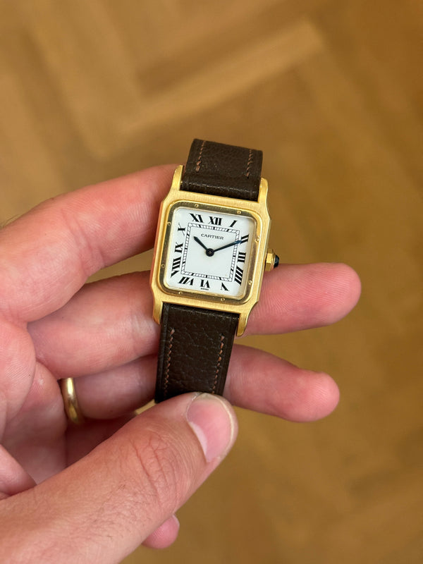 Cartier Watch Cartier Santos-Dumont Large 78097 - Yellow Gold - Manual Wind - Box Only