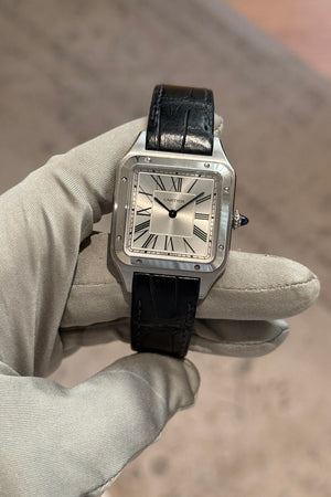 Cartier Watch Cartier Santos-Dumont WSSA0022 - Large Steel - Silvered Opaline Dial - Full Set - 2022