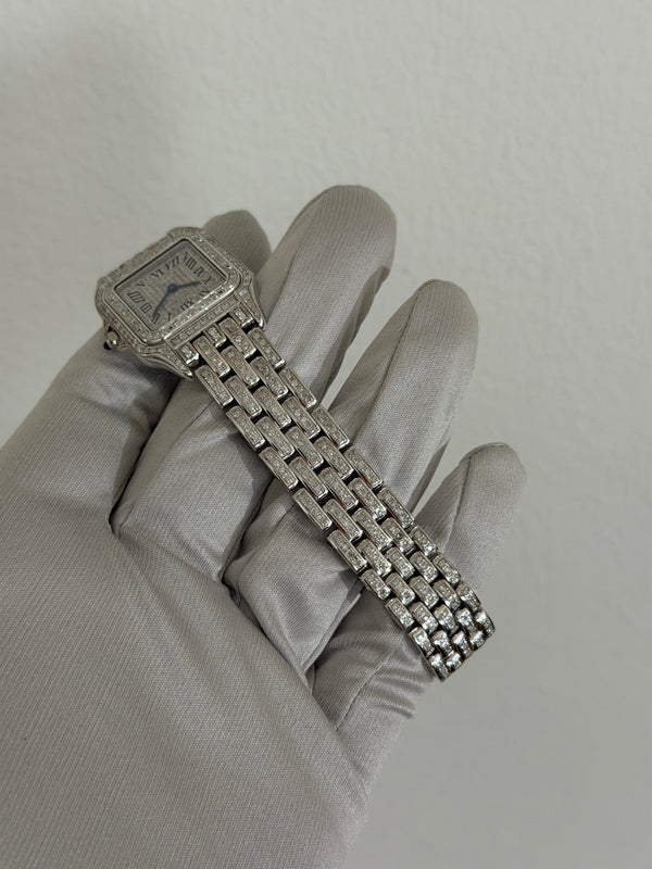 Cartier Watch Panthère de Cartier Medium WSPN0007 - Aftermarket Diamond Set - Box & Card - 2024