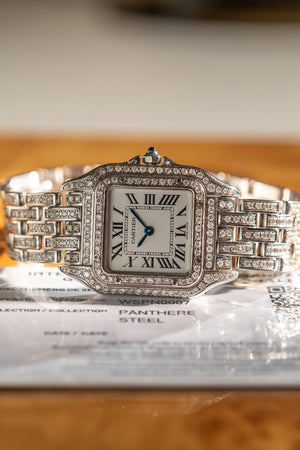 Cartier Watch Panthère de Cartier WSPN0007 - Aftermarket Diamonds - Card (2024)