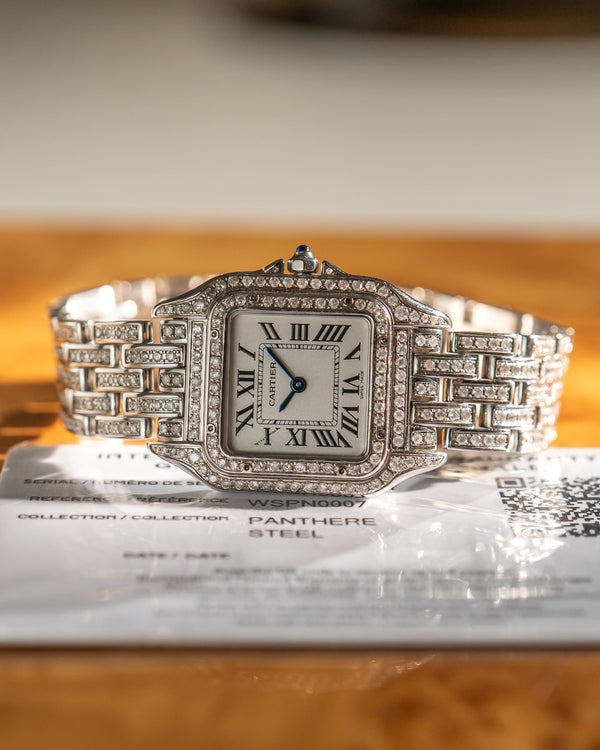 Cartier Watch Panthère de Cartier WSPN0007 - Aftermarket Diamonds - Card (2024)