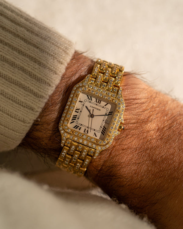 Cartier Panthère GM - 18k Yellow Gold - Diamond Set