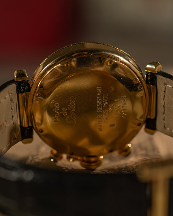 Cartier Pasha Chronograph Ref. 0960 – 18K Yellow Gold – With Box