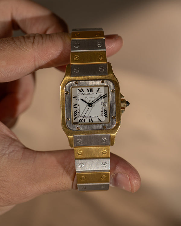 Cartier Santos Carrée "Deux Ors" – Solid 18k Yellow & White Gold