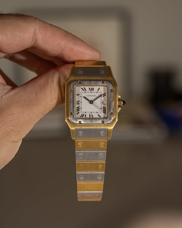 Cartier Santos Carrée "Deux Ors" – Solid 18k Yellow & White Gold