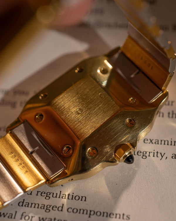 Cartier Santos Carrée "Deux Ors" – Solid 18k Yellow & White Gold