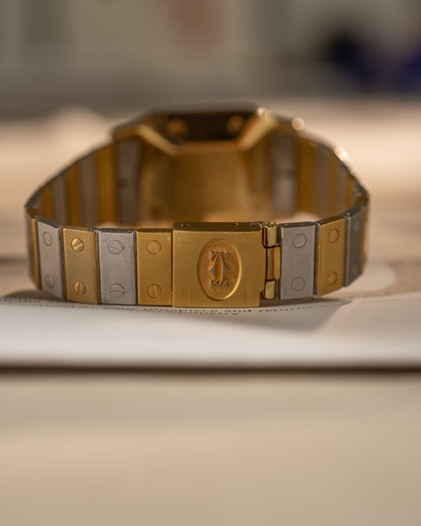 Cartier Santos Carrée "Deux Ors" – Solid 18k Yellow & White Gold