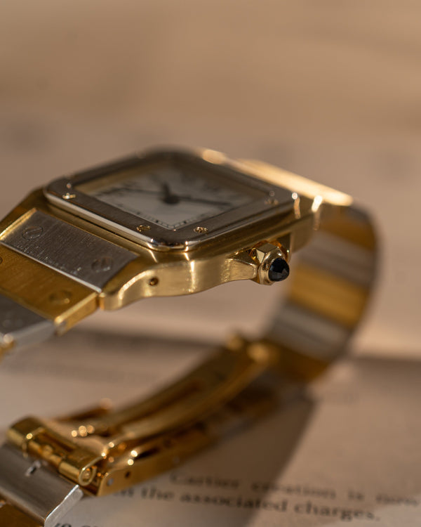 Cartier Santos Carrée "Deux Ors" – Solid 18k Yellow & White Gold
