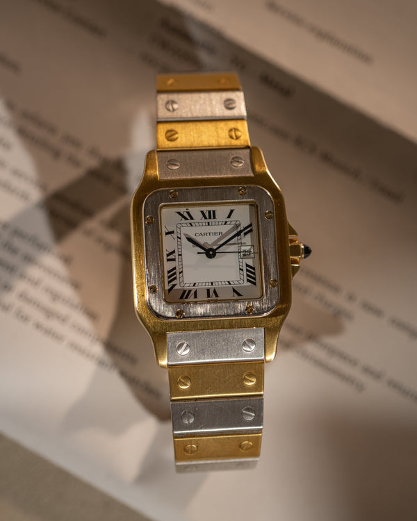 Cartier Santos Carrée "Deux Ors" – Solid 18k Yellow & White Gold