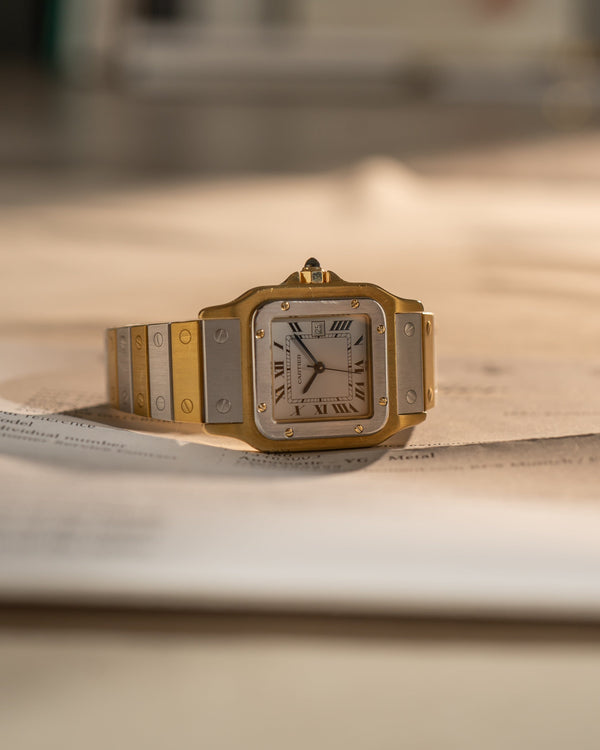 Cartier Santos Carrée "Deux Ors" – Solid 18k Yellow & White Gold