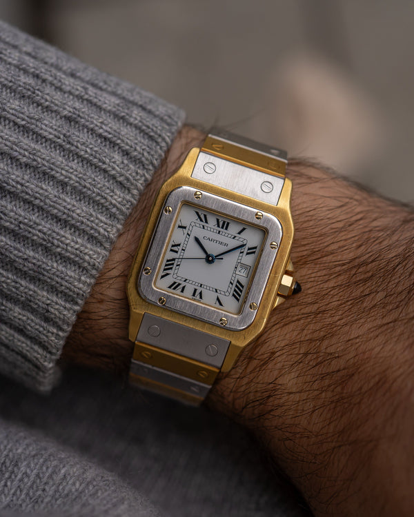 Cartier Santos Carrée "Deux Ors" – Solid 18k Yellow & White Gold