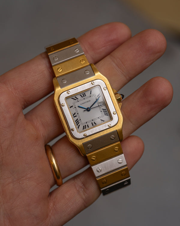 Cartier Santos Carrée "Deux Ors" – Solid 18k Yellow & White Gold