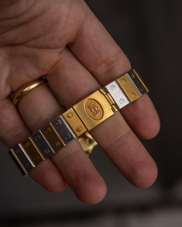 Cartier Santos Carrée "Deux Ors" – Solid 18k Yellow & White Gold