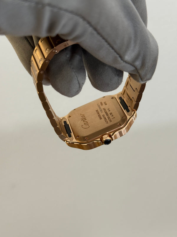 Cartier Watch Santos de Cartier Medium WGSA0031 - Rose Gold - Full Set - 2025