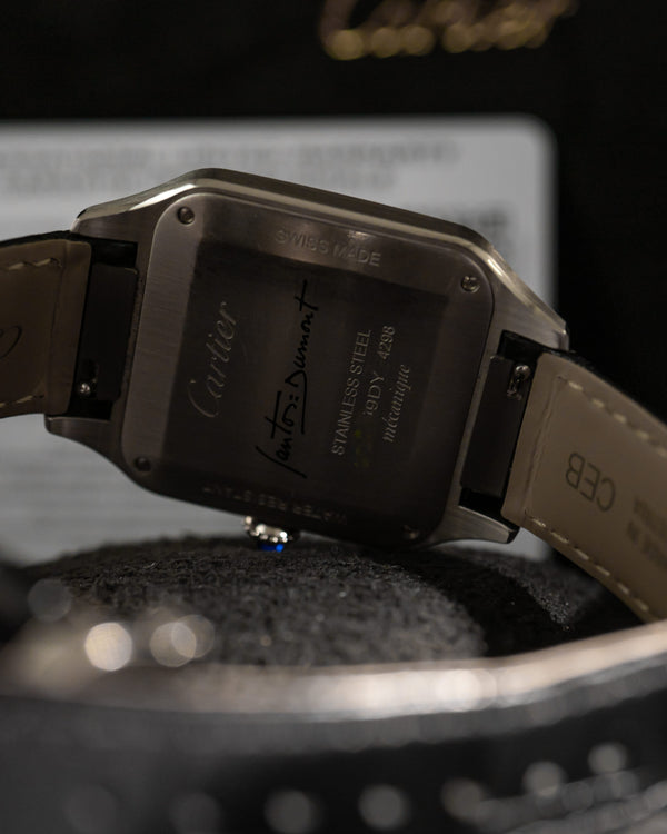 Cartier Santos-Dumont WSSA0046 - Black Lacquer - Full Set (2024)