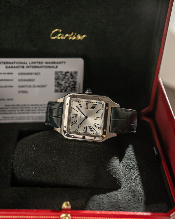 Cartier Watch Santos-Dumont XL WSSA0032 - Silver Dial - Box & Papers - 2020