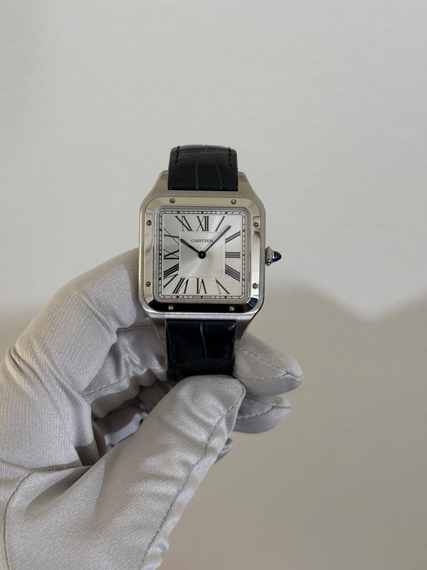 Cartier Watch Santos-Dumont XL WSSA0032 - Silver Dial - Box & Papers - 2020