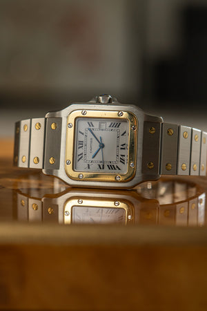 Cartier Watch Santos Galbée 2961 - White Dial - Watch Only
