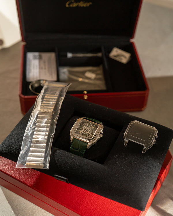 Cartier Santos Skeleton WHSA0028 - Full Set (2023)