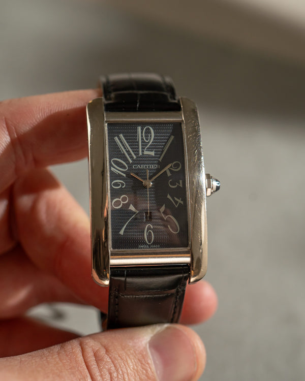 Cartier Tank Américaine 1741 - White Gold - Grey Dial