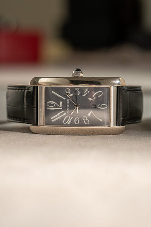 Cartier Tank Américaine 1741 - White Gold - Grey Dial