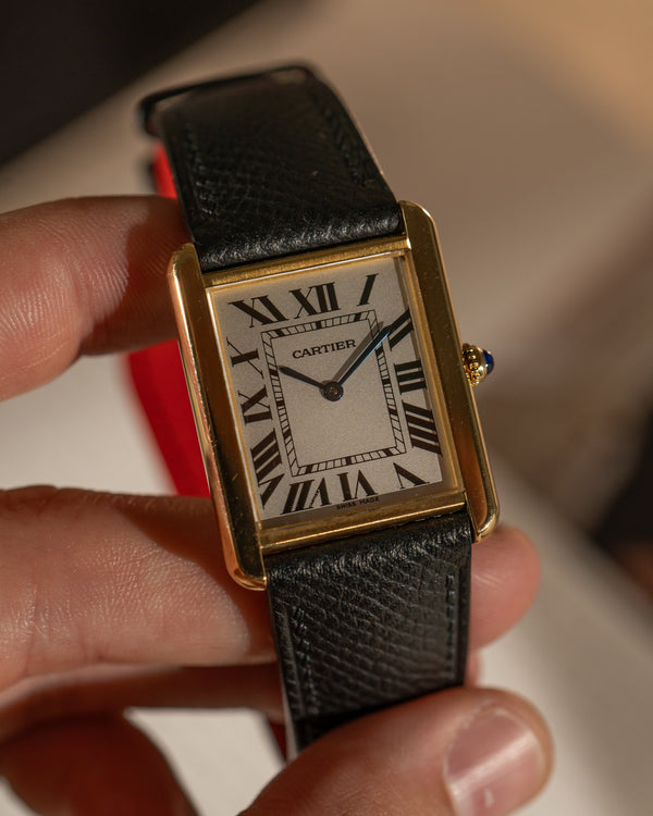 Cartier Tank Solo Large 2742 - 18k Yellow Gold