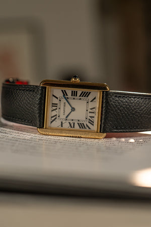 Cartier Tank Solo Large 2742 - 18k Yellow Gold