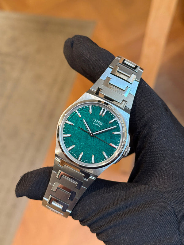 CZAPEK Watch Antarctique Green Meteor - Limited Edition Meteorite Dial - Full Set - 2026