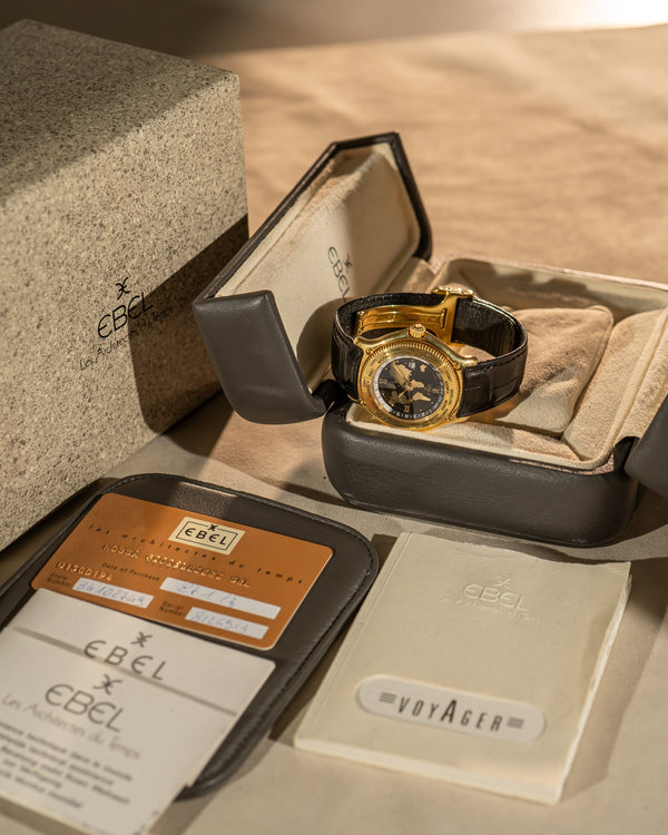 Ebel Voyager World Time 18k - Full Set (1997)