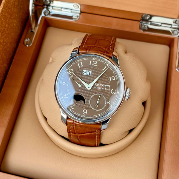 FP Journe Automatique Lune Havana - Platinum 40mm - Full Set (2019)