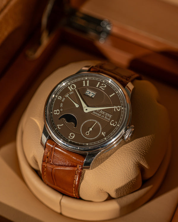 FP Journe Automatique Lune Havana - Platinum 40mm - Full Set (2019)