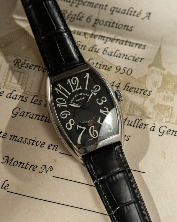 Franck Muller Watch Casablanca 6850 - Black Dial - Blank Papers
