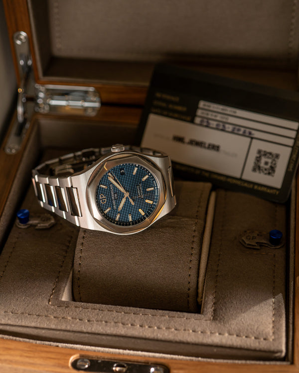 Girard-Perregaux Watch Girard-Perregaux Laureato 38 81005 - Blue Clous de Paris Dial - Full Set - 2022