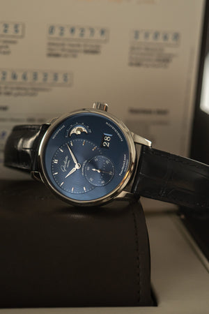 Glashütte Original Watch PanoMaticLunar 1-90-02-46-32-35 - Blue Dial - Full Set - 2025