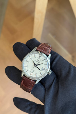 Grand Seiko Watch Elegance Automatic GMT SBGM221 - Ivory Dial - Full Set - 2024