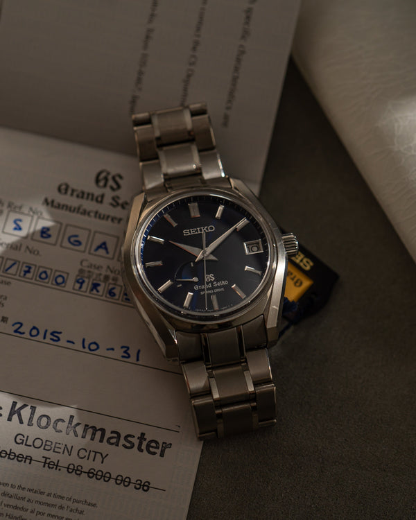 Grand Seiko SBGA127 - Blue Dial - Limited Edition - Full Set (2015)