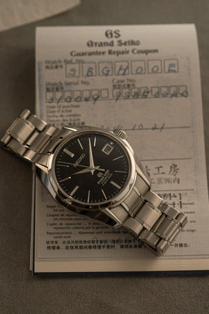 Grand Seiko SBGH00E - Black Dial - Full Set (2014)