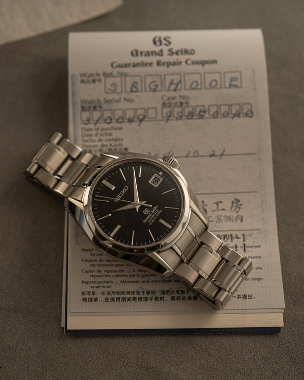 Grand Seiko SBGH00E - Black Dial - Full Set (2014)