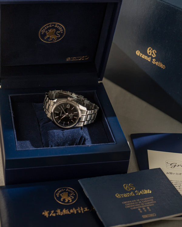 Grand Seiko SBGH00E - Black Dial - Full Set (2014)
