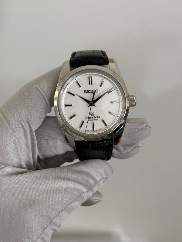 Grand Seiko Watch Spring Drive 8 Days SBGD001 - Platinum Diamond Dust - Full Set - 2016