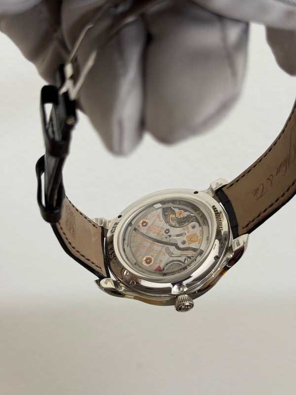 H.Moser & Cie Watch Endeavour Perpetual Moon 1348-0300 - Platinum - Blue Fume Dial - Full Set (2013)