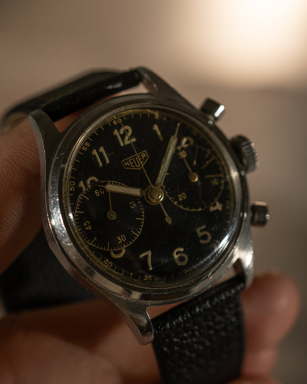 Heuer Gilt Dial Chronograph - 1940s