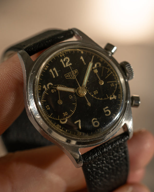 Heuer Gilt Dial Chronograph - 1940s